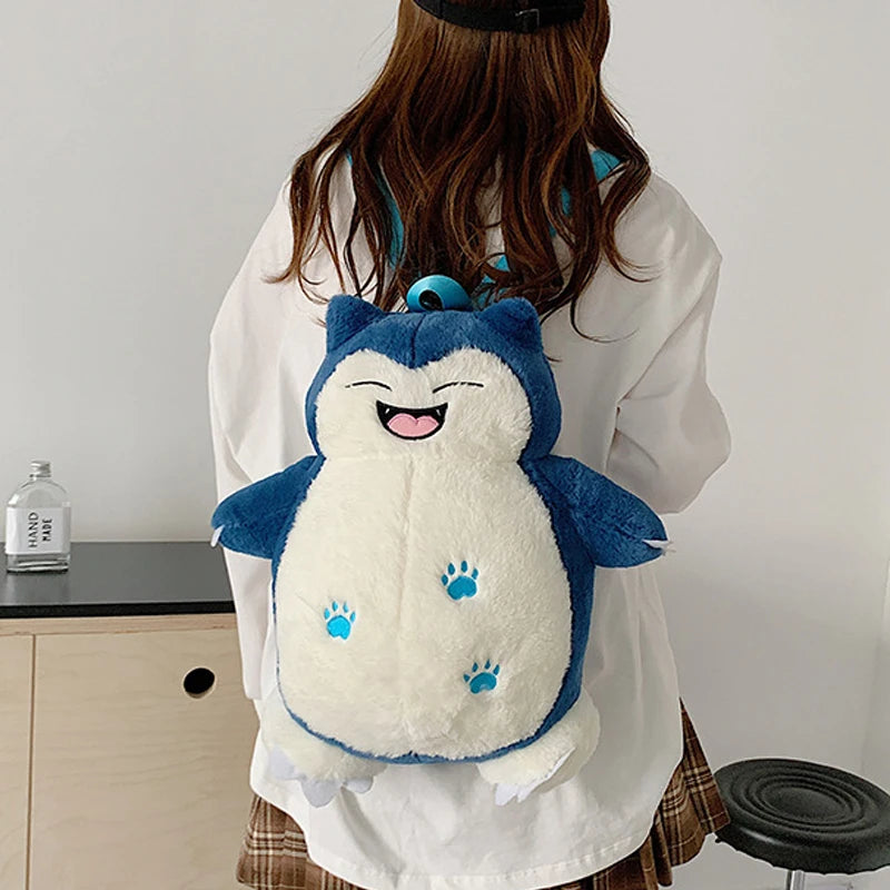 Kawaii Character Plush Backpack Soft Shoulder Bag