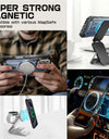 For iPhone 16 Case 6.1" 2024 UB Mag XT Heavy Duty Rugged Strong Magnetic Phone Case with Camera Cover Kickstand