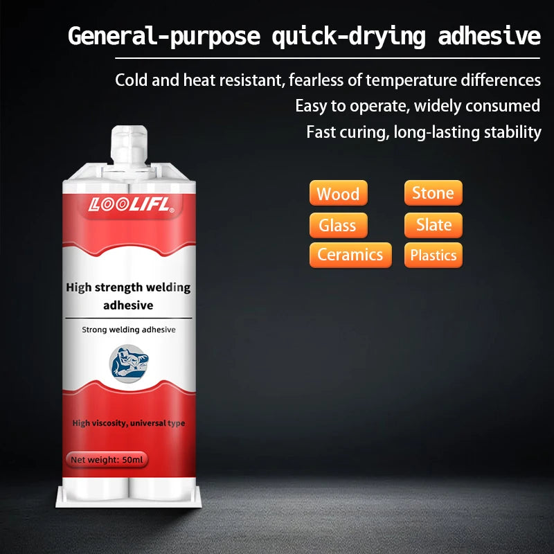 Epoxy resin waterproof adhesive, high temperature adhesive, powerful superfluid adhesive repair adhesive, plastic wood adhesive welding, repair filling