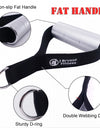 Fat Heavy Duty Grip Gym Exercise Metal Handles D-ring Arm Wrestling Training for Cable Machine Attachment Fitness Equipment