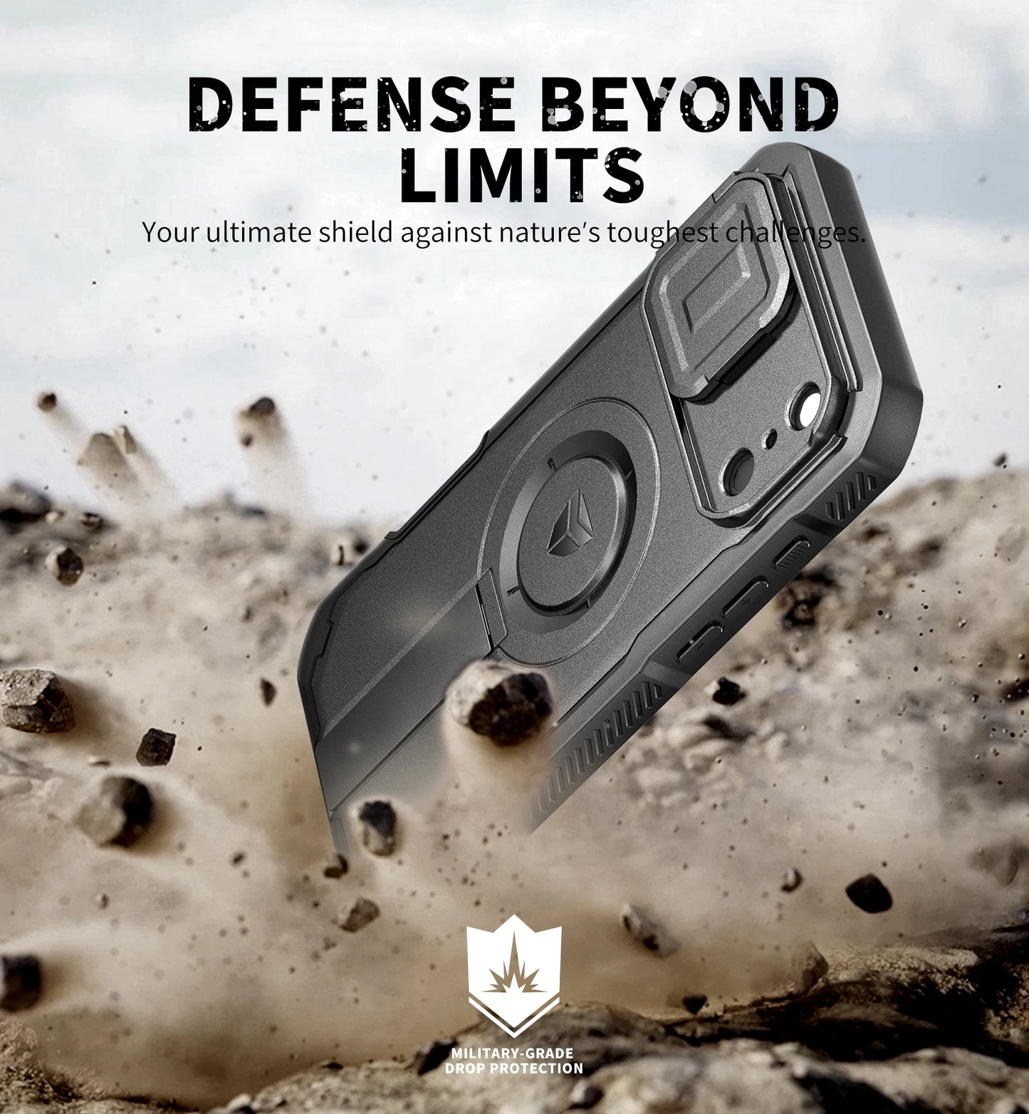 For iphone 17 Series case with Camera Cover & Adjustable Kickstand Compatible With MagSafe Shockproof  Magnetic Protective Cover