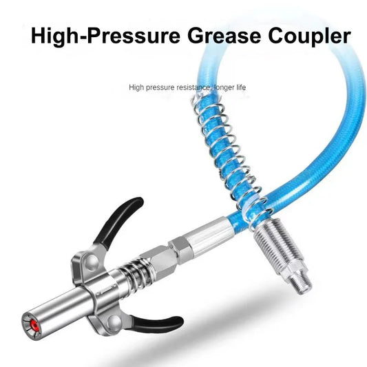 Grease Coupler 10000 PSI NPTI/8 High Pressure Grease Nozzle Oil Pump Car Syringe Lubricant Tip Repair Accessories Lubricant