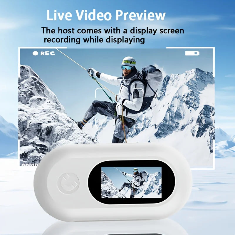 1080P Thumb Camera Portable Mini Action Camera megnetic Attraction Helmet Cam Pet Sport Video Recorder 0.96 Inch Display Bodycam