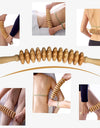 1 PC Wood Bendable Massage Roller Wooden Therapy Massager Tools,Lymphatic Drainage,Cellulite Trigger Point Manual Muscle Release