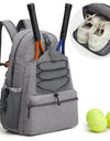 Tennis Bag Portable Tennis Backpack Large Capacity Ball Pack Racket Storage Daypack Outdoor Pickleball Bag with Shoe Compartment