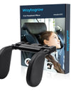 Adjustable U-shaped memory foam side neck pillow for the rear of the car