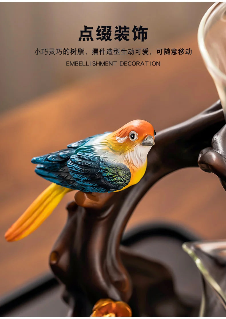 Glass Automatic Tea Set for Household Light Luxury High-end Teacup  Teapot Lazy Tea Maker