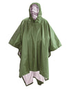 Portable Multifunctional 3 In 1 Rain Coat Hiking Camping Raincoat Poncho Mat Awning Durable Outdoor Activity Rain Gear Supplie