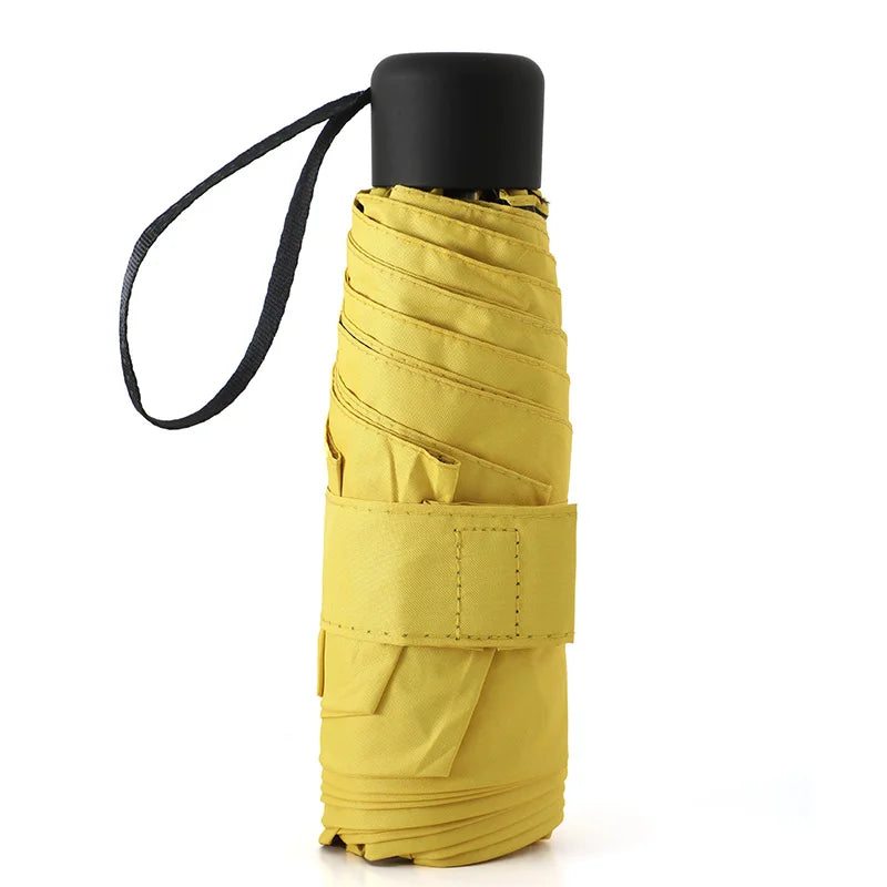 Ultralight Mini Folding Umbrella Compact Windproof Travel Sun Rain Protection