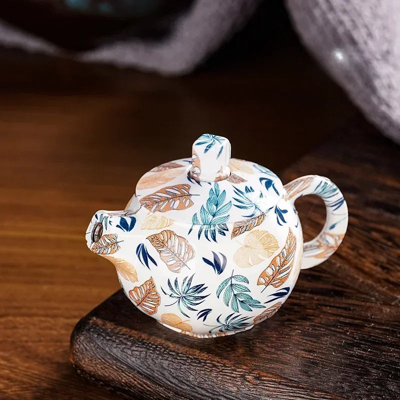 Creative Teapot Gas Lighter Adjustable Flames with Playing Inflation Windproof Red Flame Cigarette Accessories Unique Gift