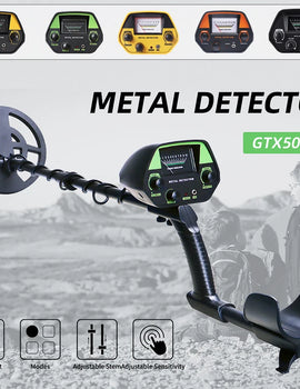 Underground Metal detector GTX5030 - Detection of gold, silver, copper, iron coins all metal detection, easy operation
