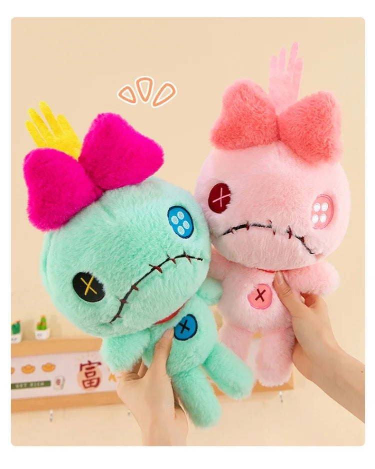 Oversize 100cm Disney Stitch Little Monster Friends Plush Toys Scrump Cartoon Soft Stuffed Dolls Plush Pillow Kids Birthday Gift