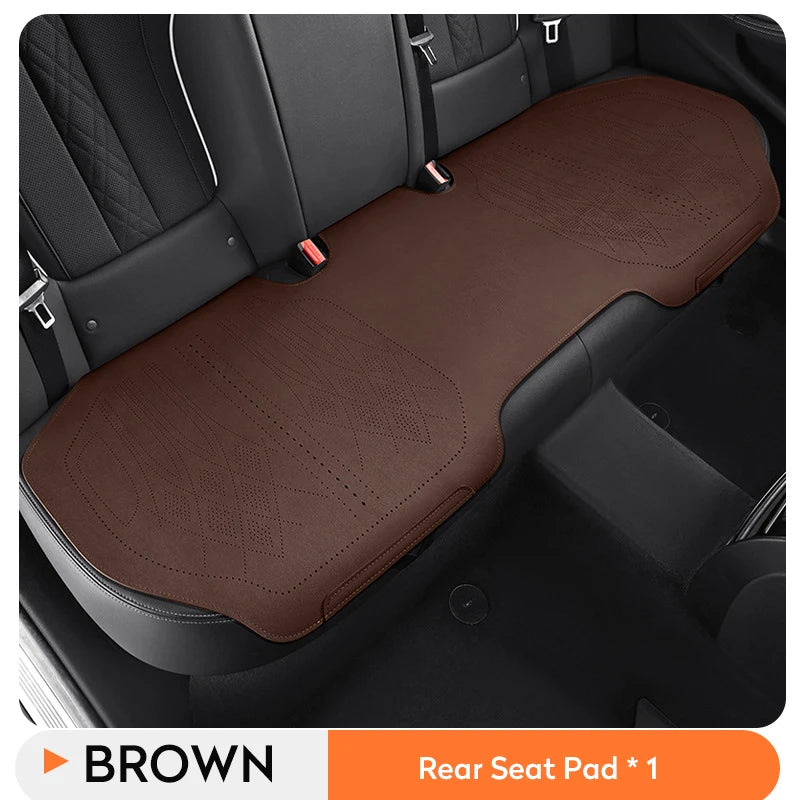 Universal Flip Fur Car Seat Cover Sweatproof Breathable Car Seat Cushion Thin Anti-slip Auto Seat Mat Pad Car Interior Accessory
