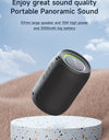 Powerful Bluetooth Speaker, Bass Wireless, LED Light, Outdoor Speakers, Subwoofer, Waterproof Sound Box Support