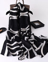 Silk Soft Scarf Women Stylish Print Long Shawl Handkerchief Summer Elegant Travel Wrap Hot