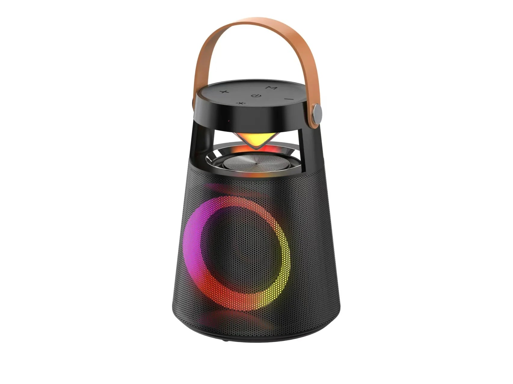 Wireless Bluetooth Speaker Outdoor Portable Camping RGB Color Light Rechargeable Wireless Speaker Home Party Music Player