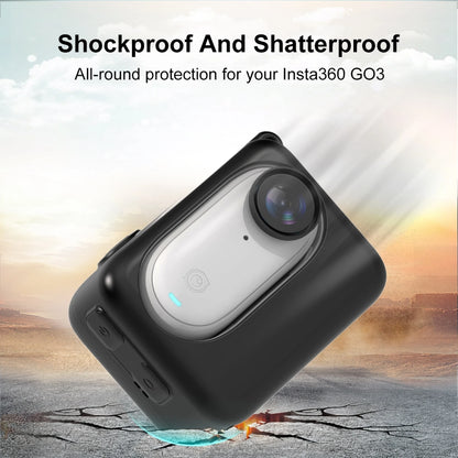 for Insta360 GO 3 Camera Charging Case Silicone Soft Case