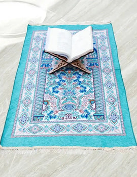 Islamic Prayer Rug Soft Praying Carpet Comfortable Muslim Praying Mat for Men Women Ramadan or Eid Gift