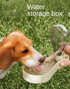 2 in1 Pet Outdoor Portable Bottle feeding and water Dog feeder watering supplies water drinker cat Water fountain