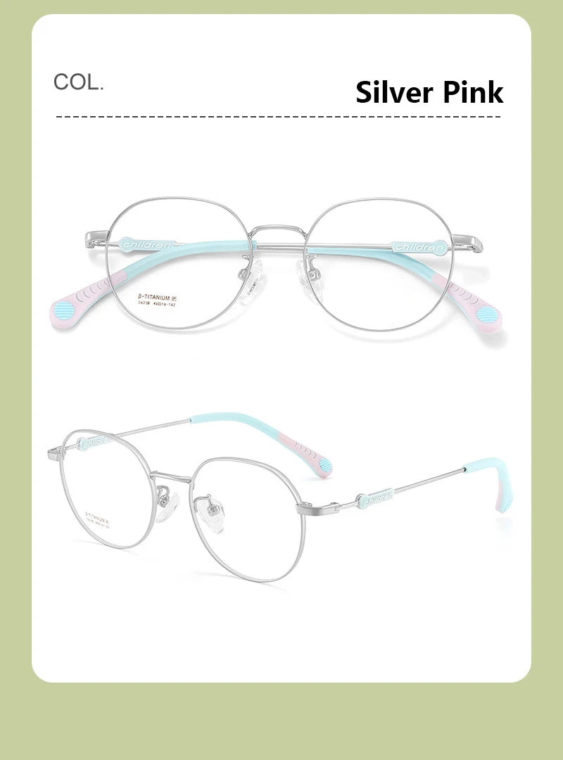Kids Beta Titanium Lightweight Eyeglasses Frame