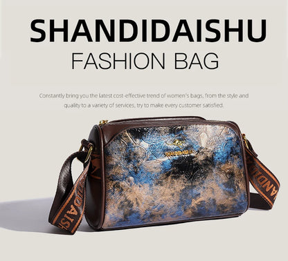 Handbags Vintage Soft Leather Tote Bags Multi Pocket Shoulder Messenger Bags High quality Shoulder Bag