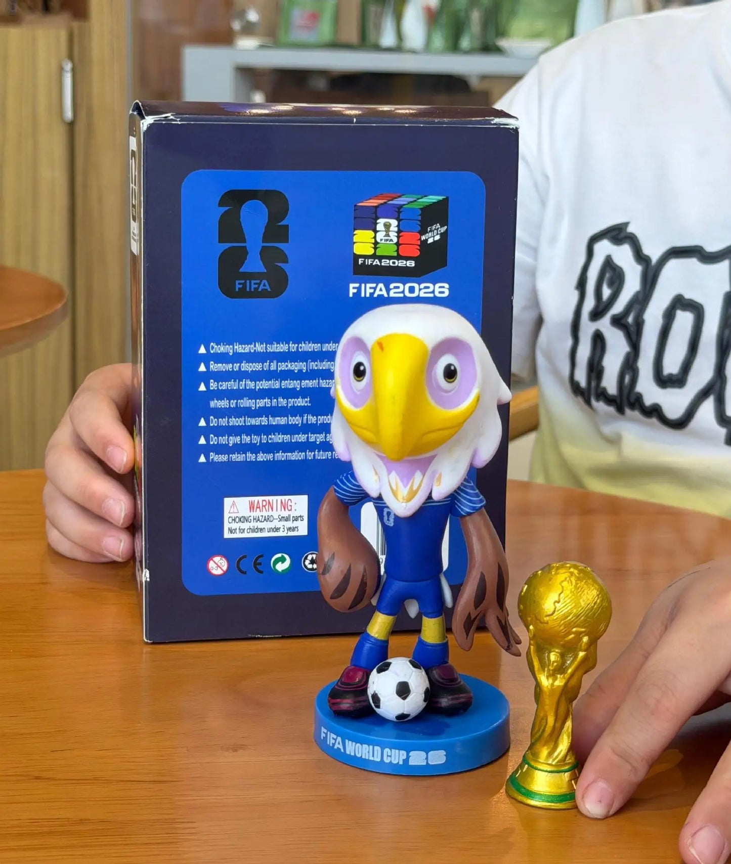 2026 Football Mascot Figure Collectible Soccer Fan Desktop Decoration