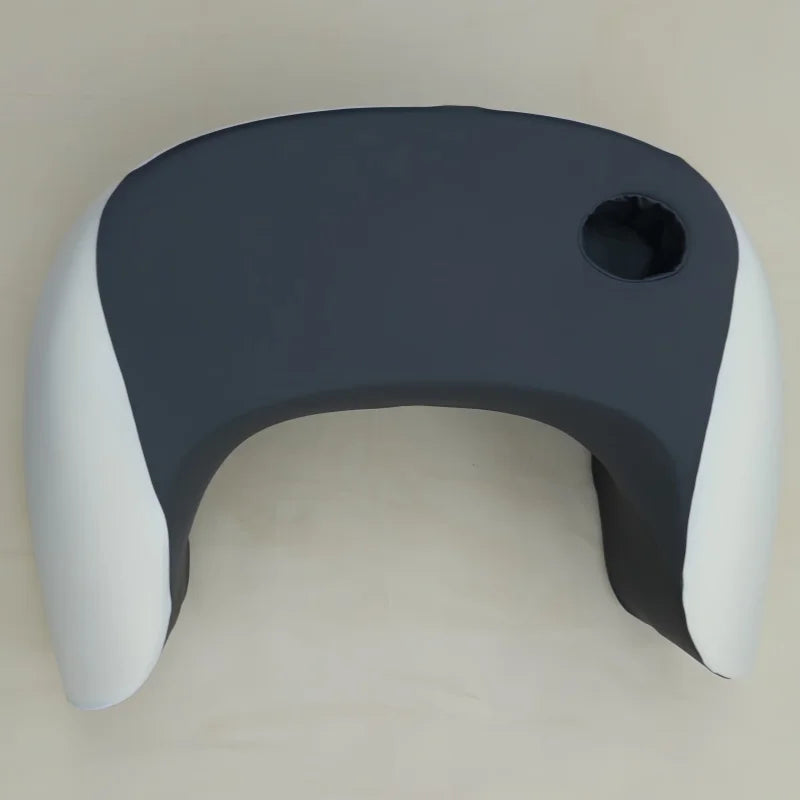 Gaming Reading Pillow Laptop Lap Desk Pillow Memory Foam Pillow with Cup Holder for Drinks, Reading, Working,Writing on Bed Sofa