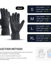 Windproof Waterproof and Warm Gloves for Outdoor Cycling in Autumn and Winter Touch Screen anti slip and Wear-resistant gloves