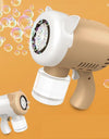 Cute Cat Electric Automatic Light Bubble Machine Bubbles Gun Summer Beach Bath Outdoor Game Fantasy Toys