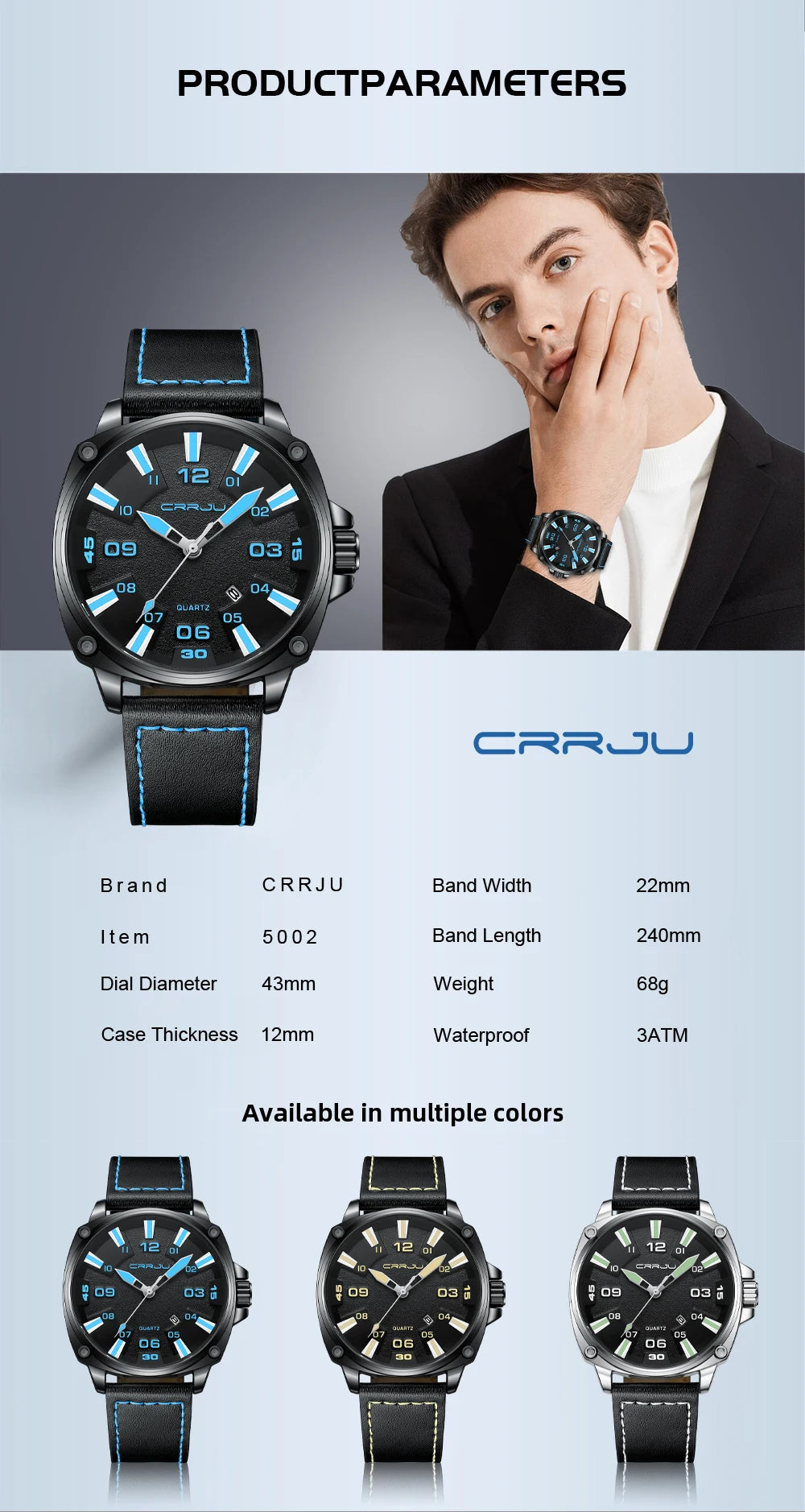 Simple Fashion Thin Date Wristwatches Male Luxury Design Breathable Leather Watches Men's Quartz Clock