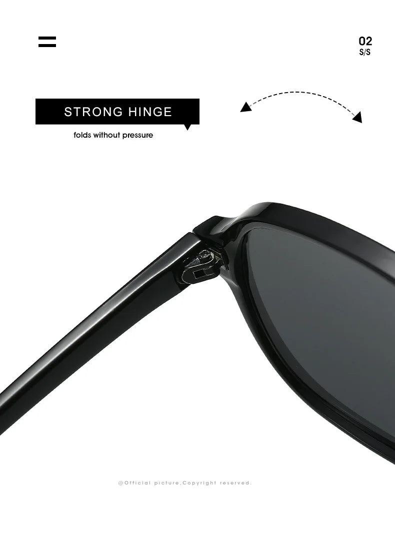 Retro Sunglasses T-Piece Large Frame Sun Glasses Trend Man Toad Eyewear Outdoor Fashion Sunscreen Eyeglasses UV400