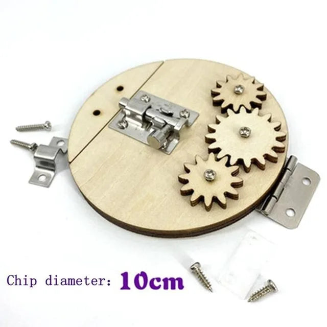 Montessori Busy Board DIY Accessories Wooden Toys Busyboard  Fine Motor Skills Activity Board Educational Toys for