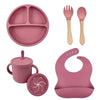 Pink 6PCS Wood Set