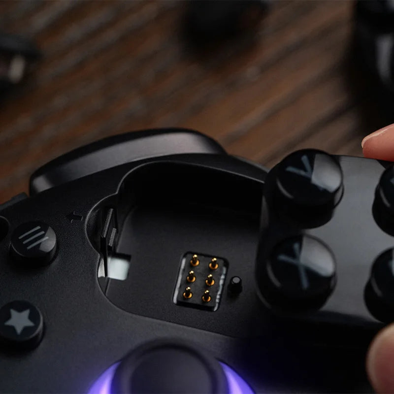 Wireless Gaming Controller with Swappable Parts and TMR Joysticks for Xbox and PC