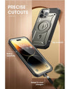 For iPhone 15 Pro Case 6.1“ 2023 UB Pro Mag Full Body Rugged Case with Built-in Screen Protector Kickstand Belt-Clip