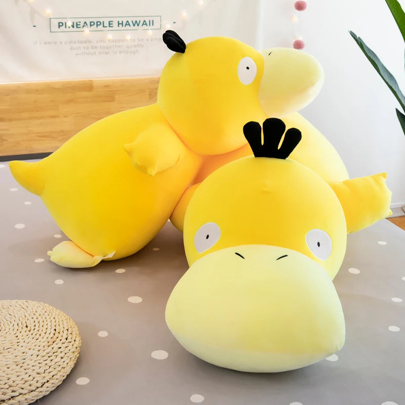 Psyduck Plush Stuffed Animal Lying Down Soft Pillow