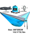 Portable Large Hammock 300x200cm Beach Hanging Bed for Camping Gear outdoor Swings Nylon Parachute Double Person Travel
