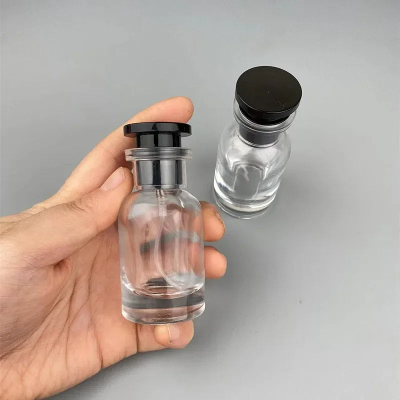 30ml Glass Empty Refillable Perfume Bottle Cylindrical Sub-bottle Travel Portable Parfum Atomizer Container Sample Bottle 1/5PCS