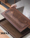 Jiangshan Tea Tray Household Small Drain Tea Table Bamboo Tea Tray Kung Fu Tea Set Accessories Tea Sea Dry Brewing Table