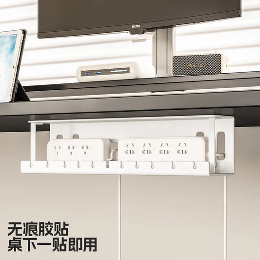 Under Desk Cable Management Tray, Metal Raceway Wires Cable Tidy Organizer Office and Home Cable Tray Use for Standing Desk