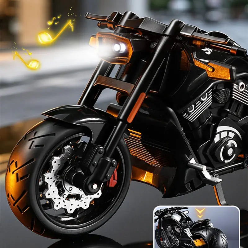 Diecast V Rod Night Rod Special Cruiser Motorcycle Model 1 to 10 Scale