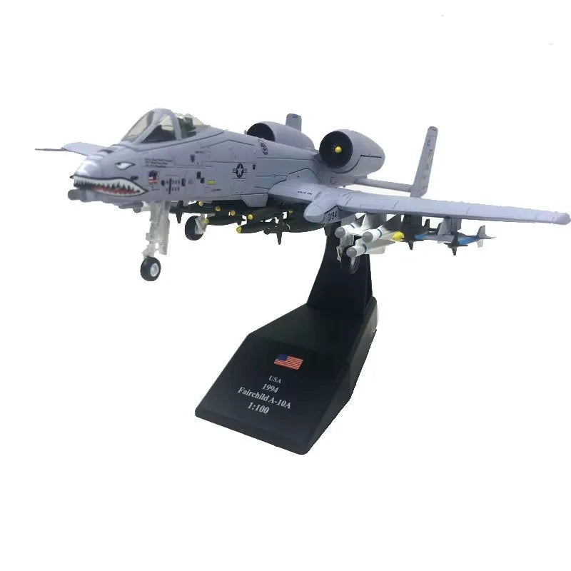 1 100 US A-10 Thunderbolt II Warthog Diecast Aircraft Model