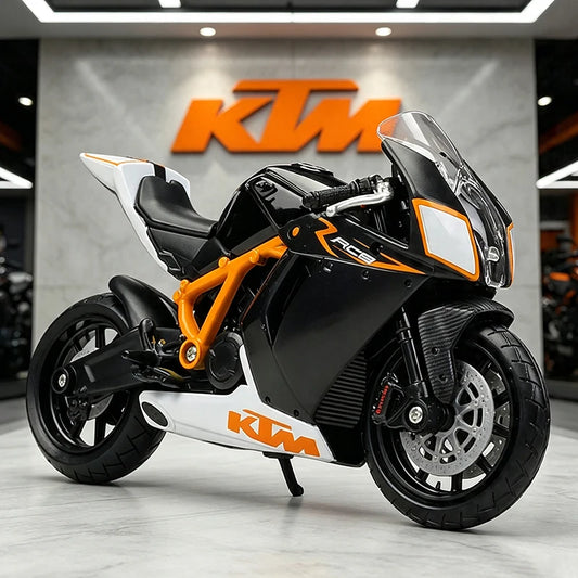 1 18 Scale KTM 1190 RC8 R Diecast Motorcycle Model