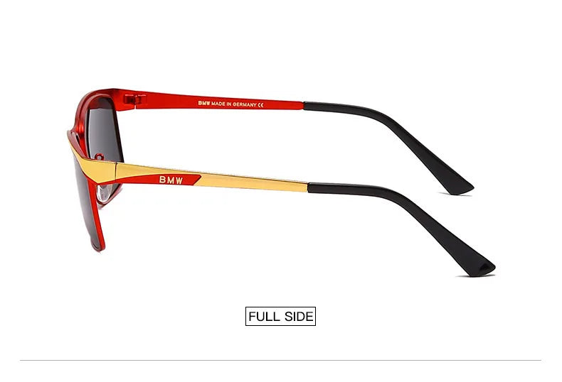 BWM Luxury Polarized Sunglasses Men UV Anti-Glare Driving Cycling Fishing Outdoor Beach Hiking Sunglasses Mirror Color Film