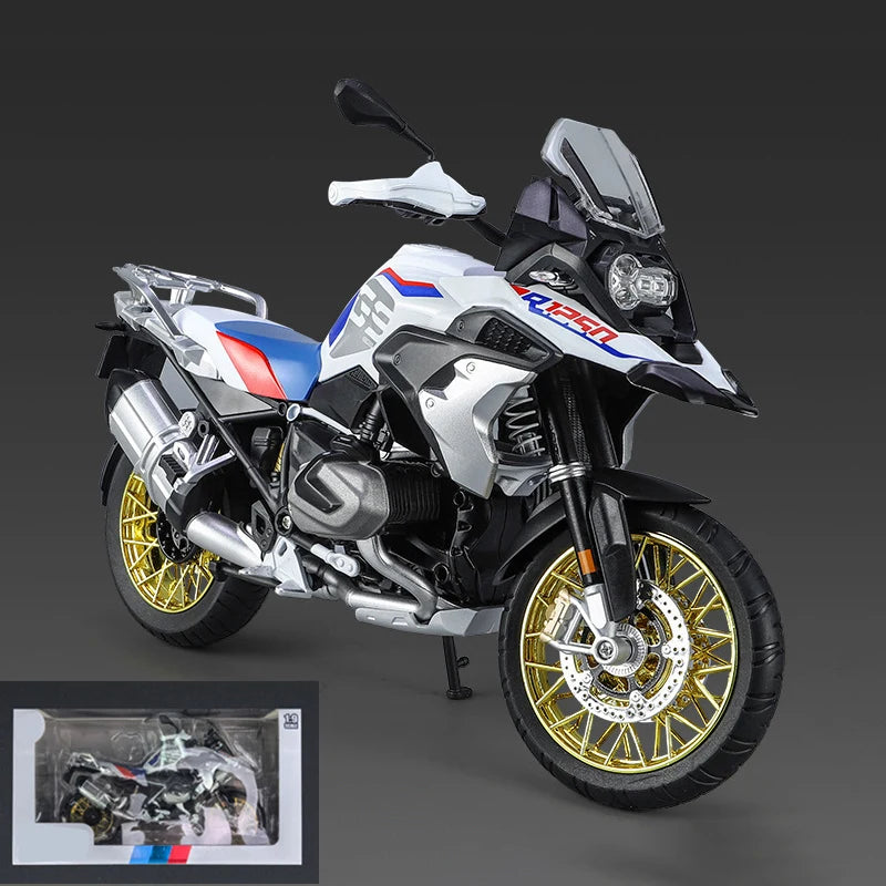 Diecast R1250 GS Adventure Motorcycle Model 1 to 9 Scale