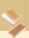 Bamboo Tea Tray Home Living Room Kungfu Tea Set Small Tea Tray Draining Dry Soaking Table Storage Wet And Dry Use