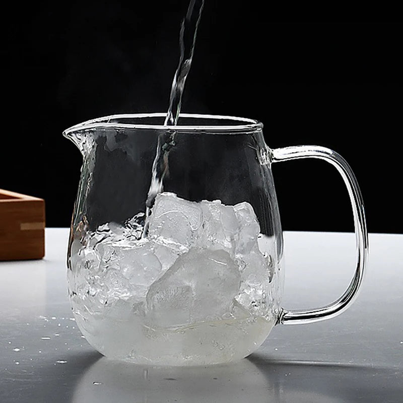 480/650ml Heat-Resistant Teapot With Glass Tea Strainer Infuser Flower Kettle Kung Fu Teawear Set Puer Oolong Pot Teaware