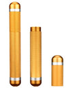 Scotte Aluminum Humidor Cigar Tube Storage, Moisture-Proof Cigar Case, Smoking Accessories