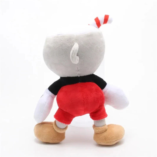 2pcs Cuphead Plush Doll Toys Mugman Game Doll Toys Adventure Soft Stuffed Plush For  Birthday Gift