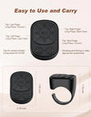 Tiktok Scrolling Ring Tiktok Remote Control Is Suitable for Iphone, iPad Bluetooth Page Turning Ring Roller, Both Camera Shutter, Short Video and Music Remote Control Function, Compatible with Ios and Android Phones